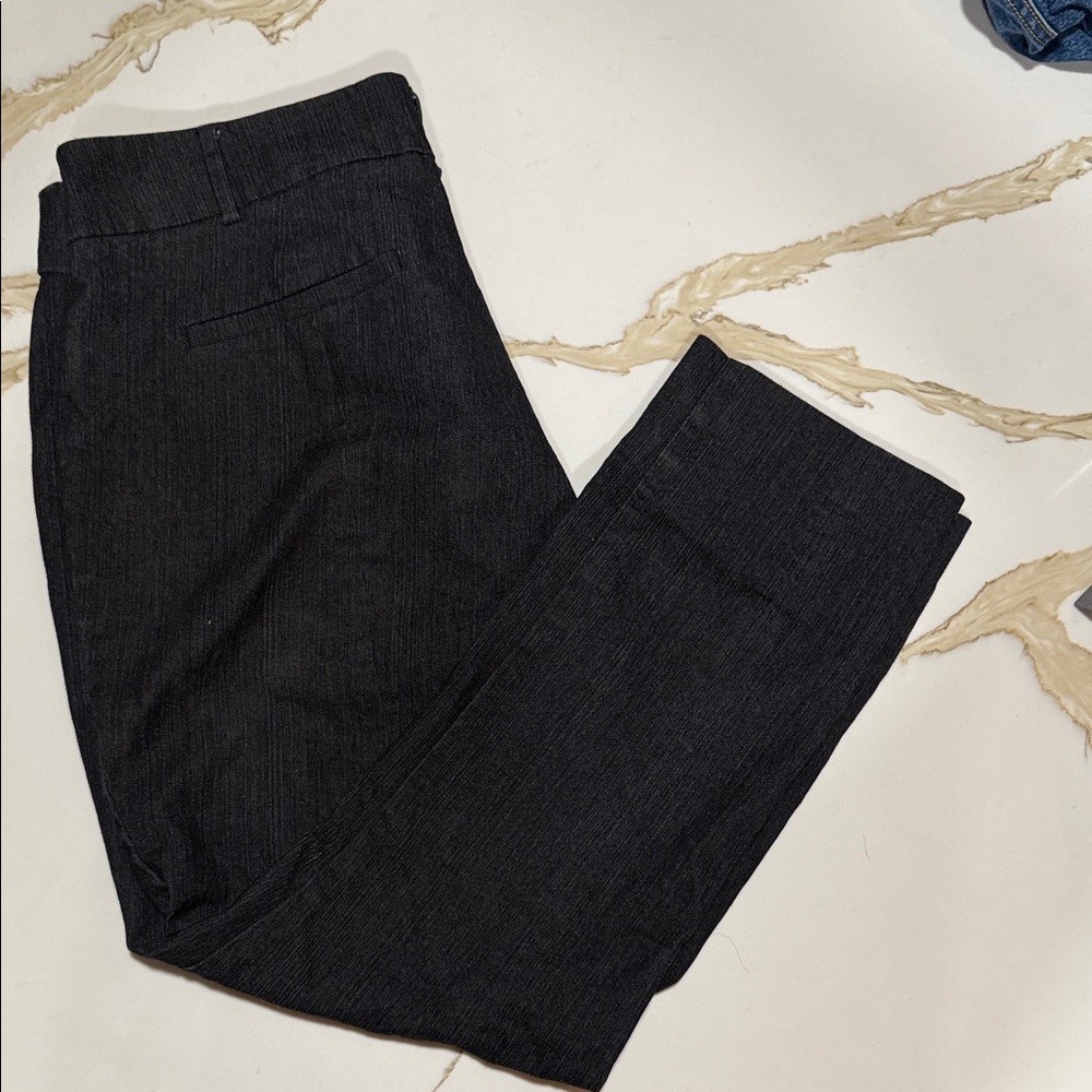 Anthropologie Navy Essential Slim Pants